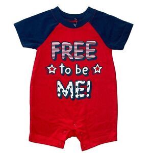 ⭐️Celebrate Patriotic Baby Boys or Girls 0-3 Months Romper⭐️